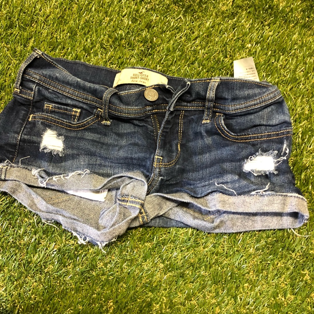 Hollister jean shorts